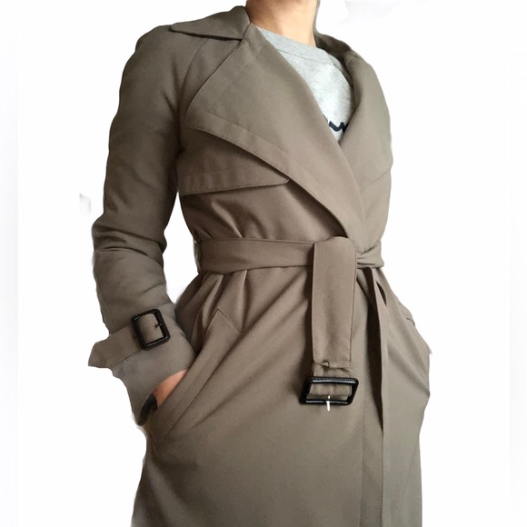 Micheal Kors Wrap Trench Coat - Picture 1 of 12
